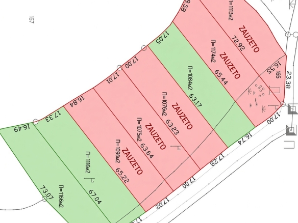 Građevinski plac sa infrastrukturom – 1.116 m2 – Dragočaj